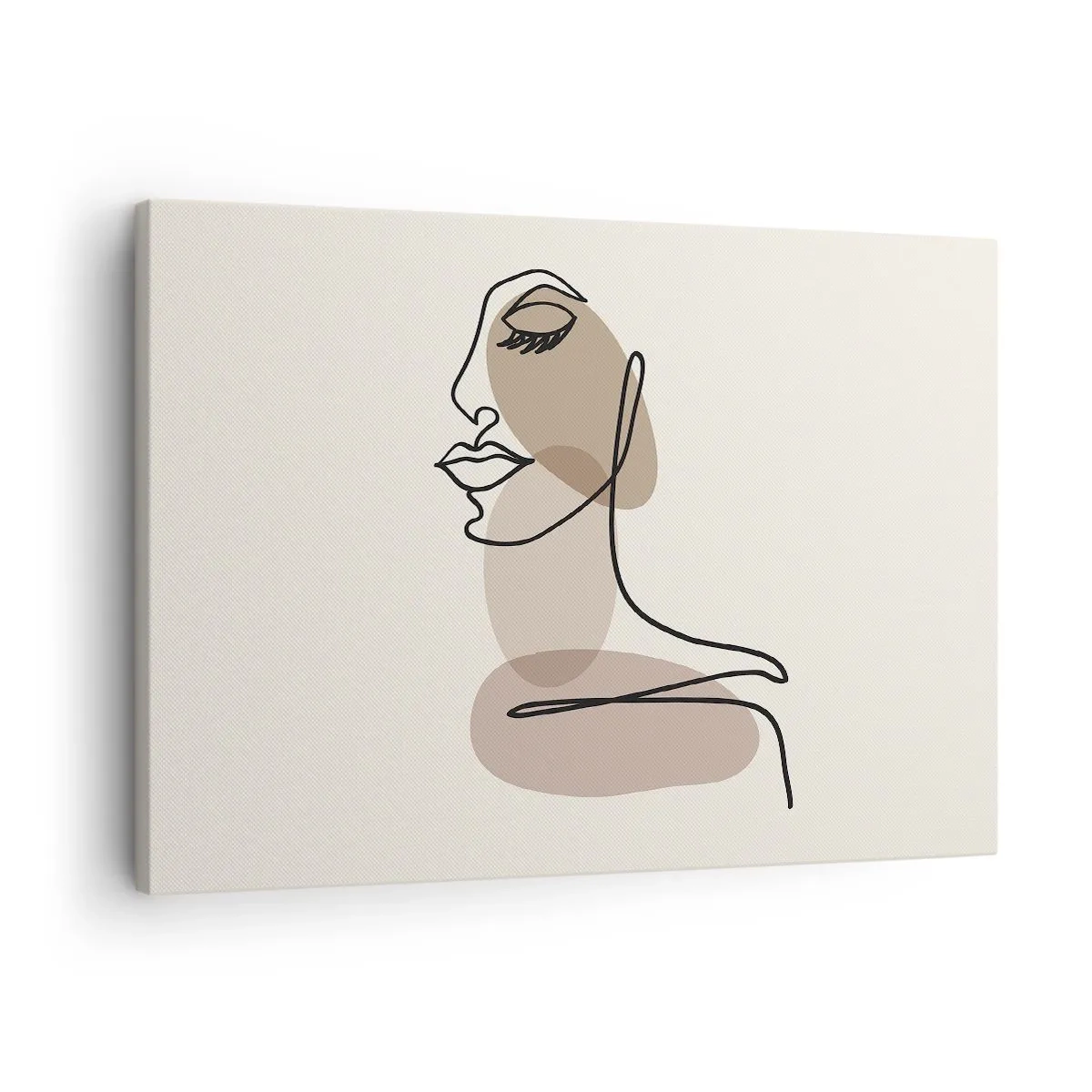 Cuadro sobre lienzo - Impresión de Imagen - Escucharse a sí misma - 70x50 cm
