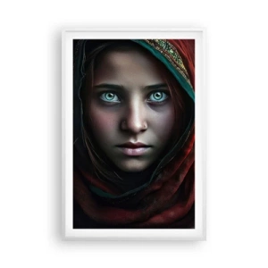 Póster en marco blanco - Princesa del Este - 61x91 cm