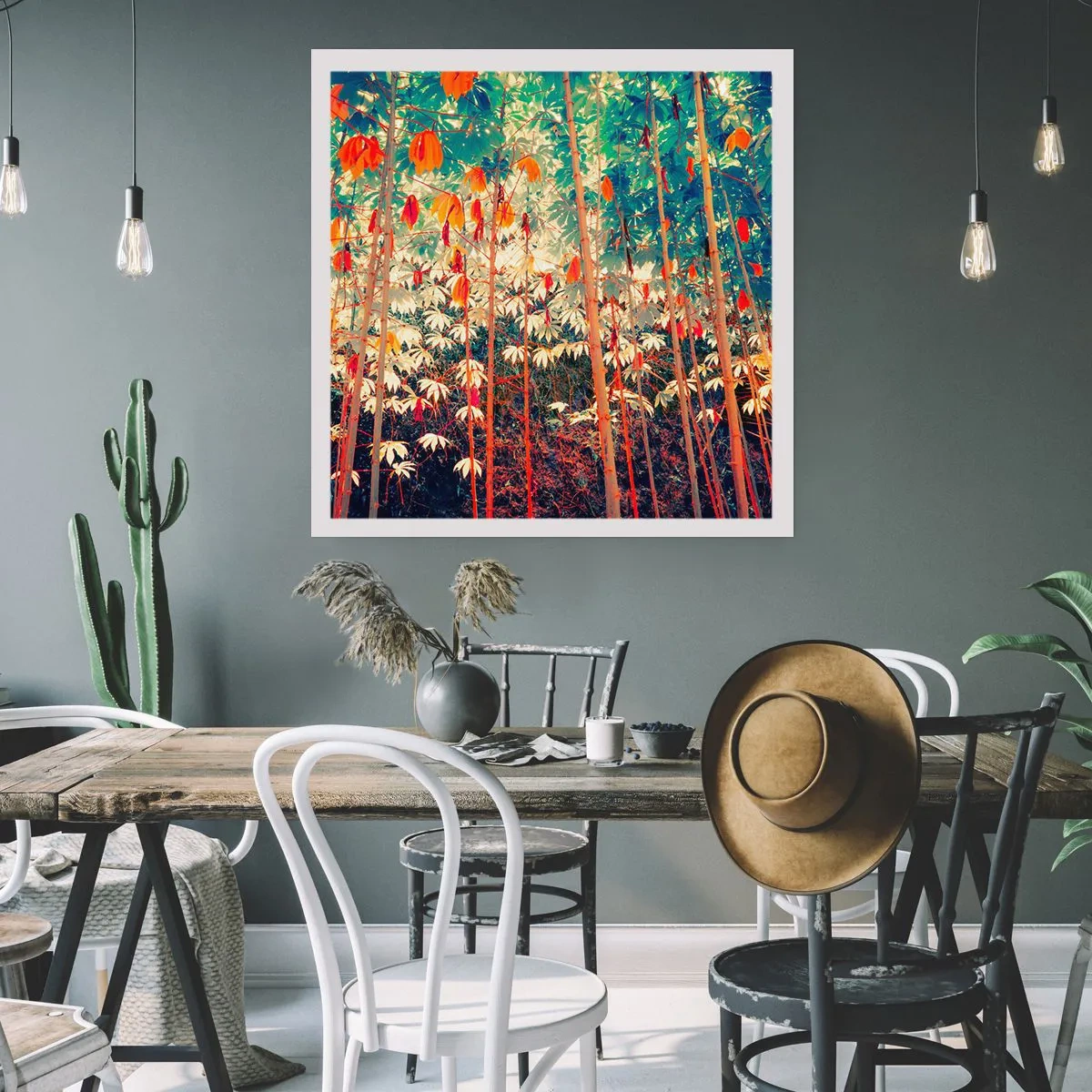 Póster - La vida secreta de las hojas - 40x40 cm
