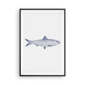 Póster en marco negro - Saludos desde los mares del norte - 61x91 cm