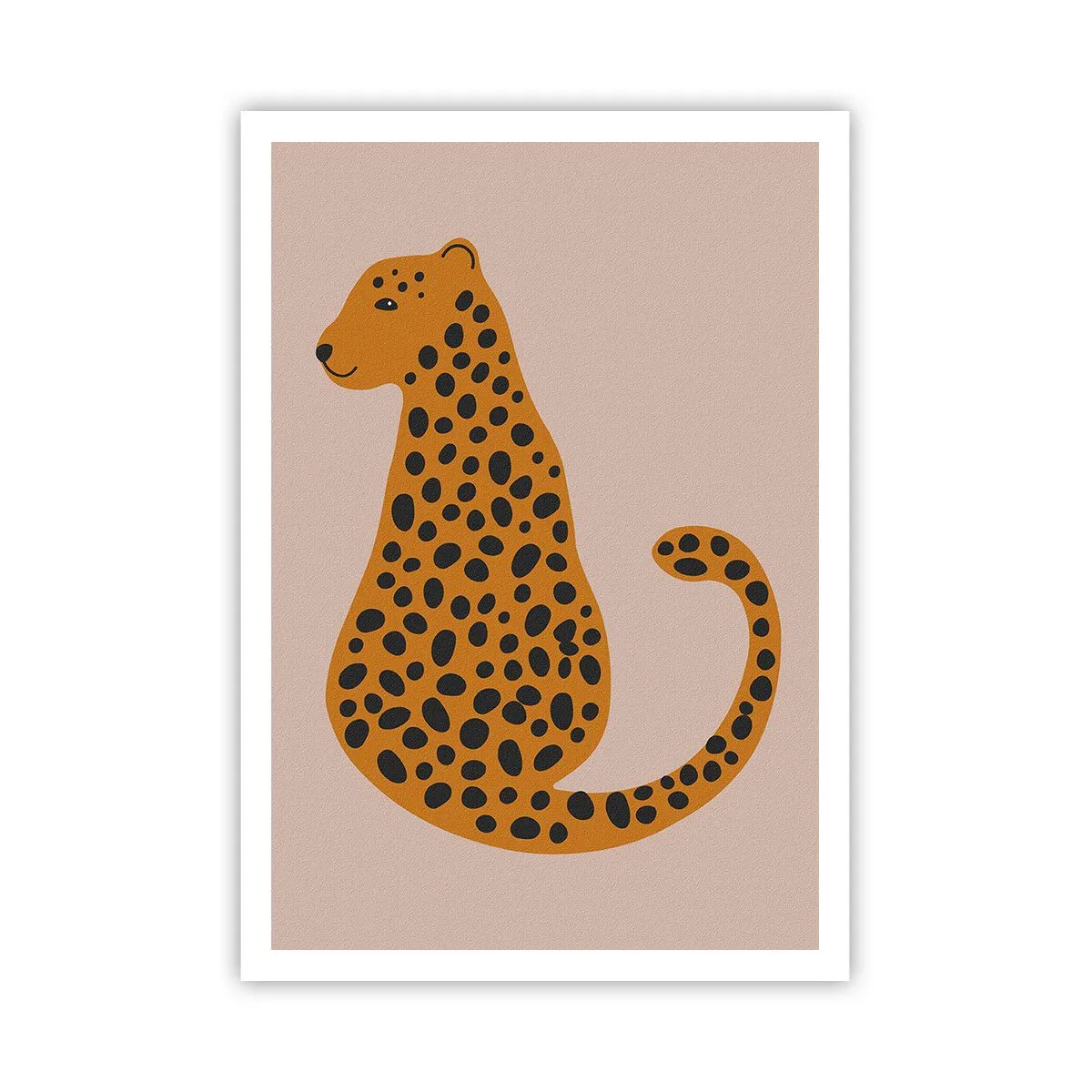 Póster - El estampado de leopardo está de moda - 70x100 cm