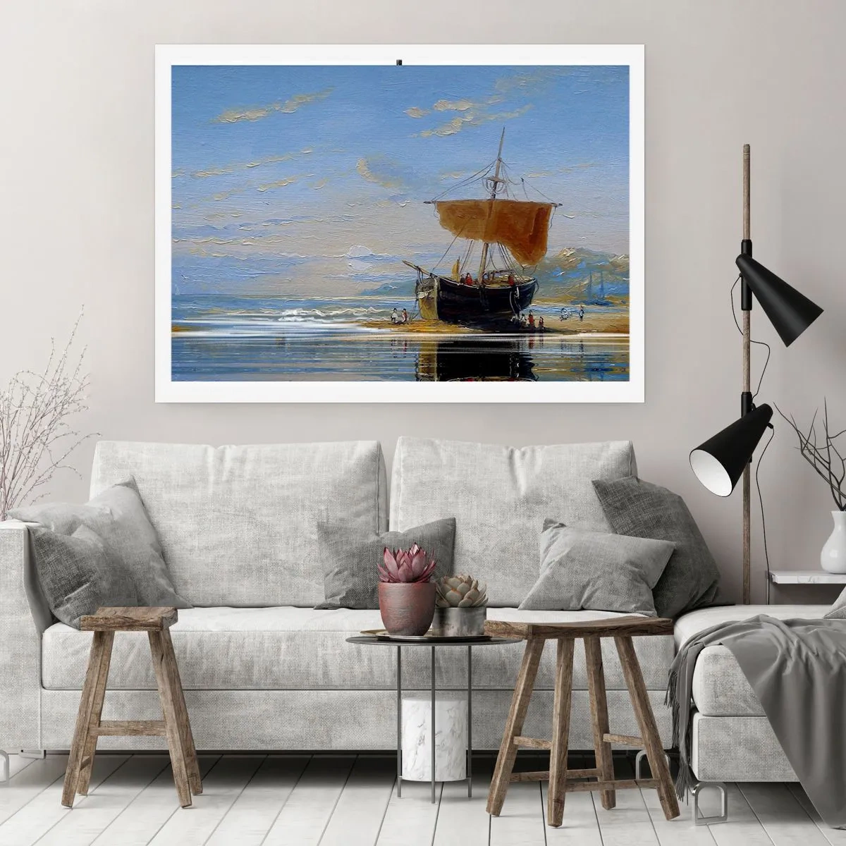 Póster - Agua, tierra, aire - 70x50 cm