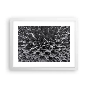 Póster en marco blanco - No puede ser más afilado - 40x30 cm