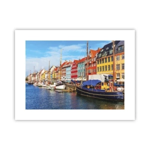 Póster - Muelle alegre - 40x30 cm