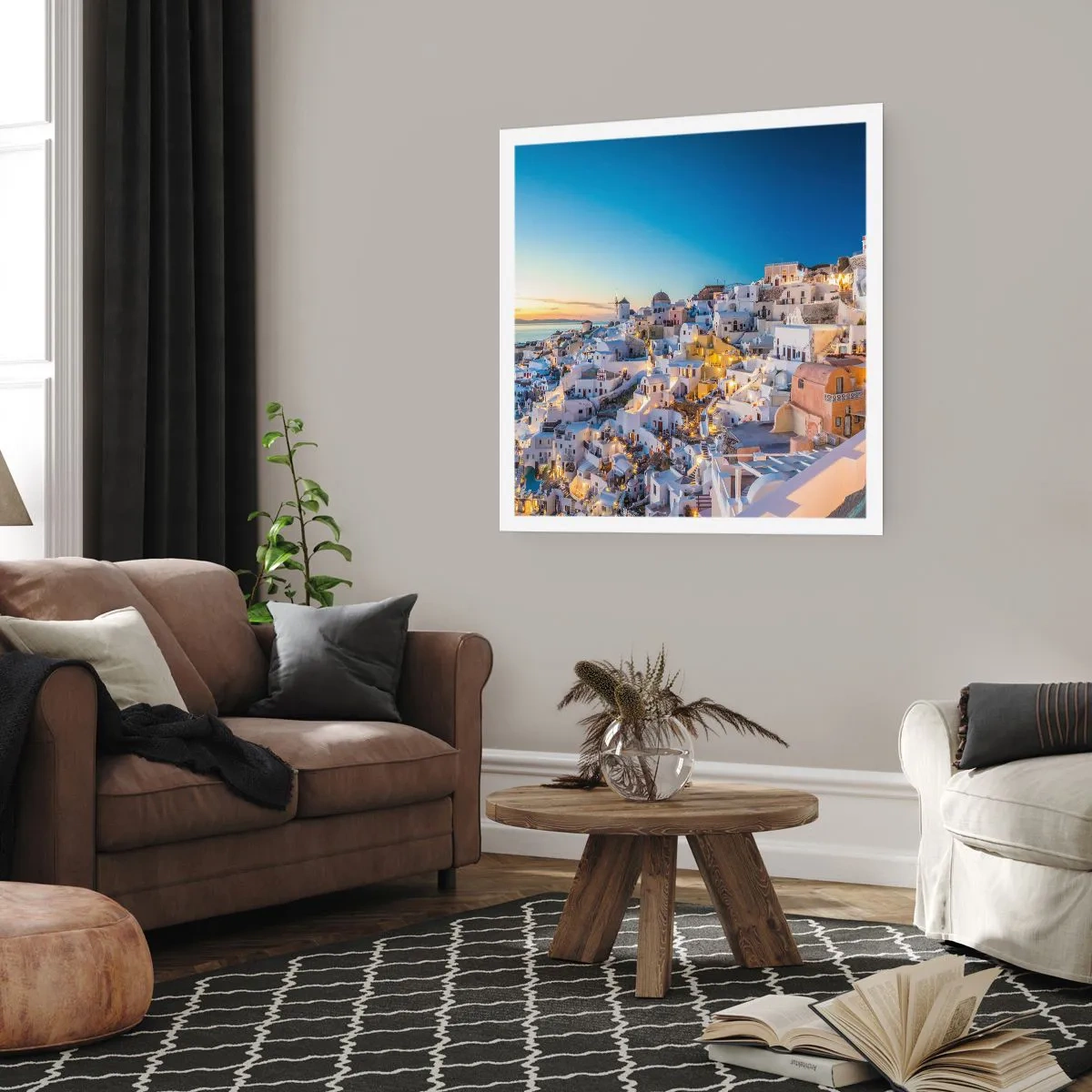 Póster - La esencia de lo griego - 60x60 cm
