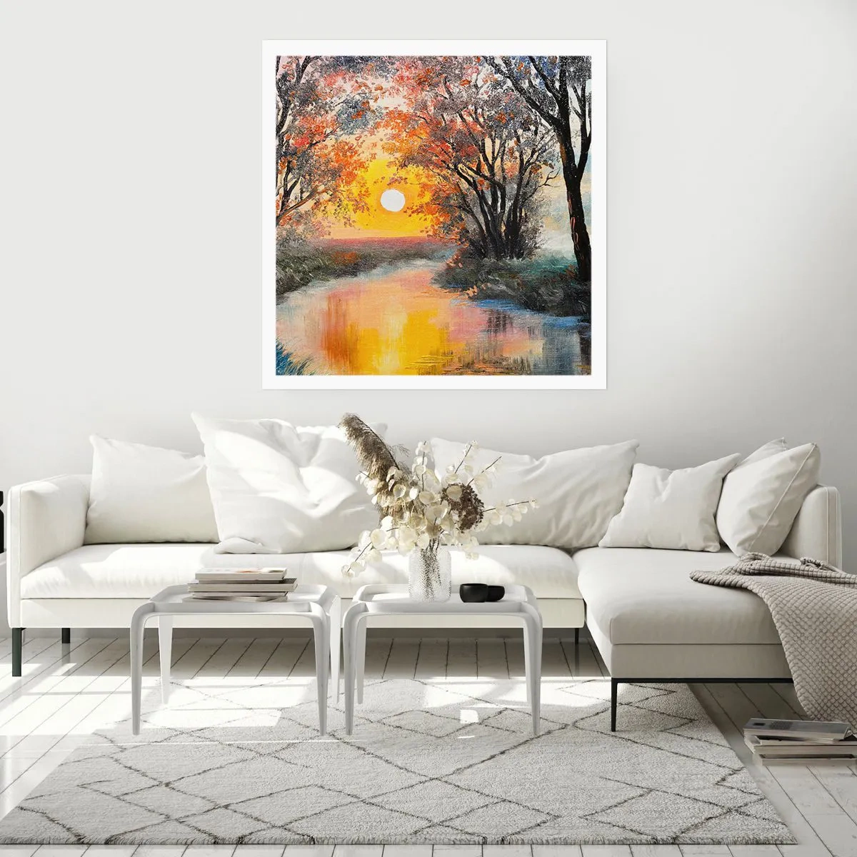 Póster - Ambiente otoñal - 50x50 cm