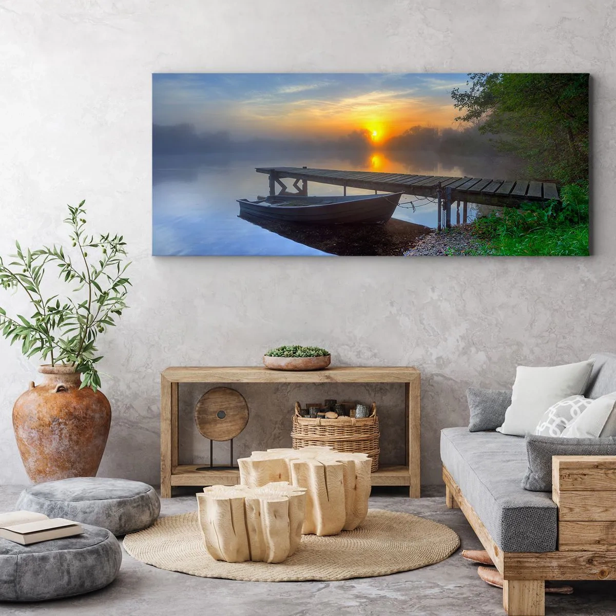 Cuadro sobre lienzo - Impresión de Imagen - Cómo lo ordinario se convierte en mágico - 90x30 cm