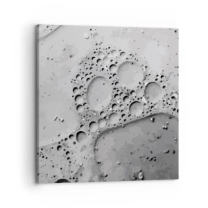 Cuadro sobre lienzo - Impresión de Imagen - Rastro espumoso - 70x70 cm