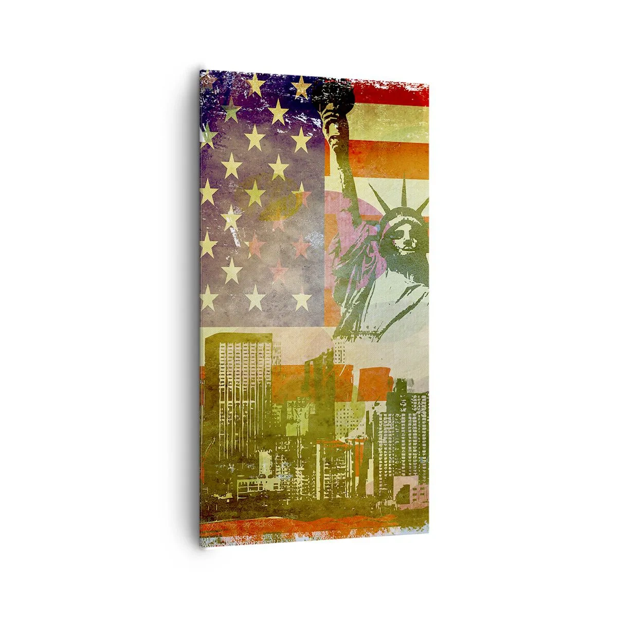 Cuadro sobre lienzo - Impresión de Imagen - ¡Viva América! - 65x120 cm