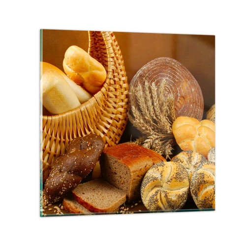 Cuadro sobre vidrio - Impresiones sobre Vidrio - Nos han vuelto a hornear - 30x30 cm