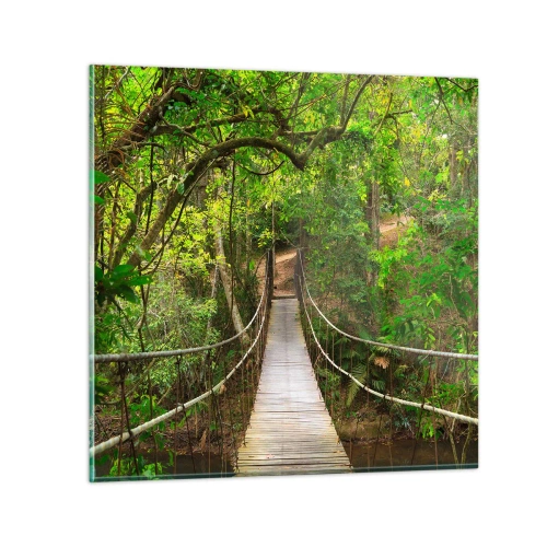 Cuadro sobre vidrio - Impresiones sobre Vidrio - Porque la vid crece en el jardín - 70x70 cm