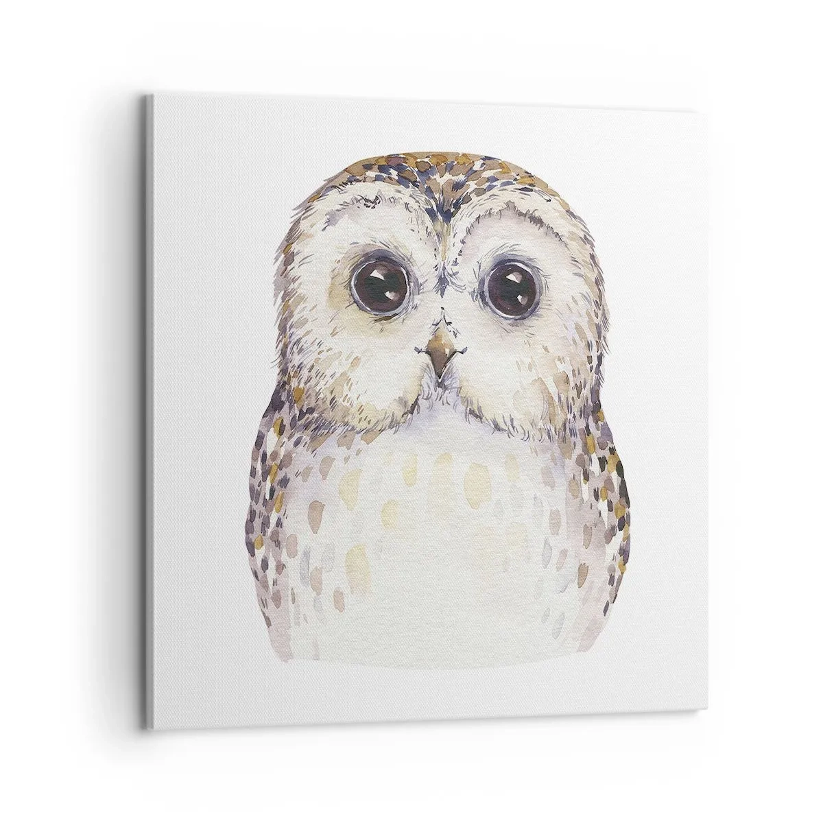 Cuadro sobre lienzo - Impresión de Imagen - Mírame a los ojos - 60x60 cm