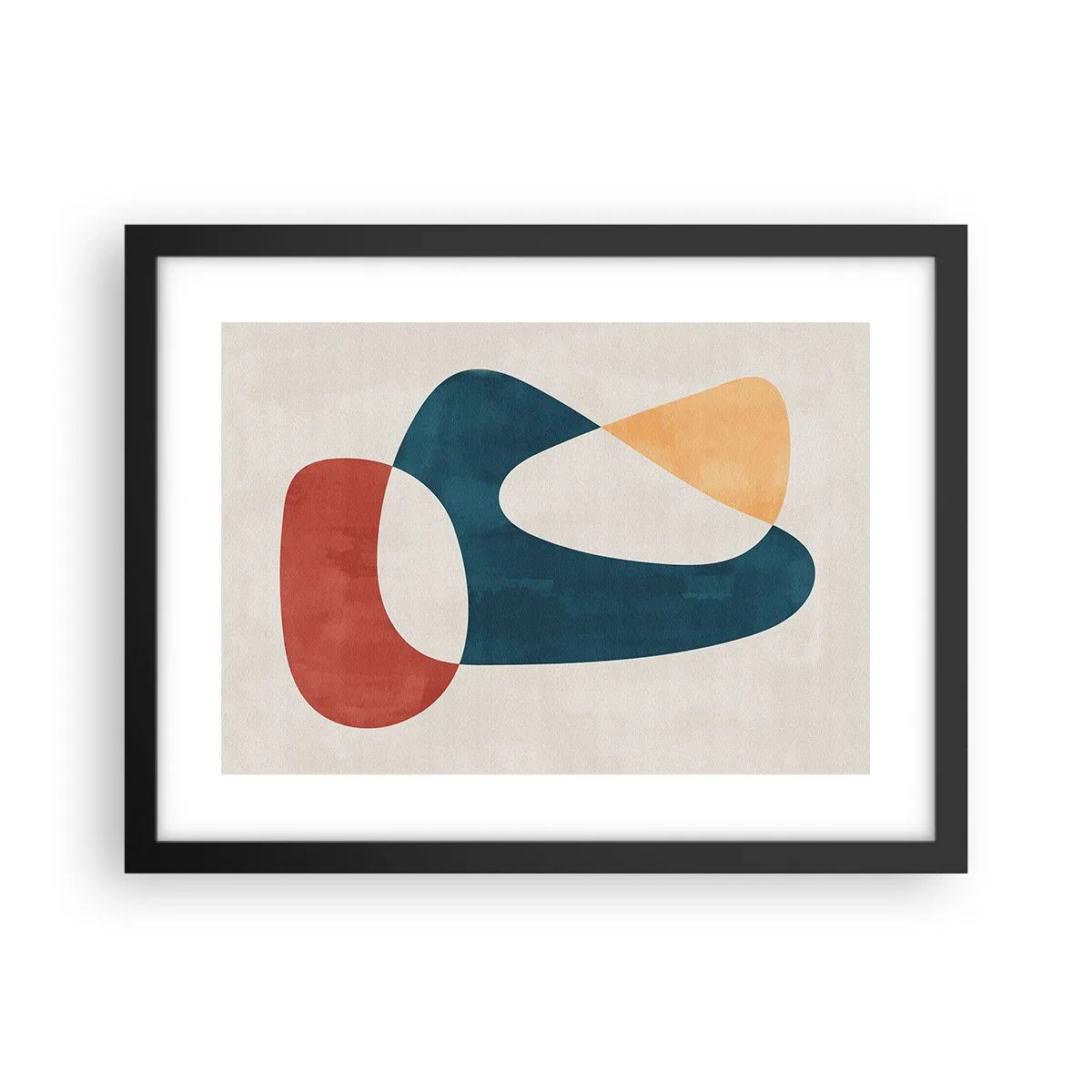 Póster en marco negro - Influencias y metamorfosis - 40x30 cm