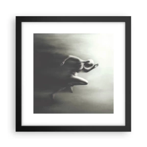 Póster en marco negro - Imparable - 30x30 cm