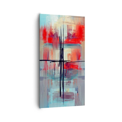 Cuadro sobre lienzo - Impresión de Imagen - Paisaje en una dimensión desconocida - 65x120 cm