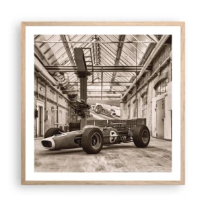 Póster en marco roble claro - El descanso del vencedor - 60x60 cm