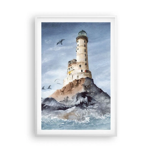 Póster en marco blanco - Invencible - 61x91 cm