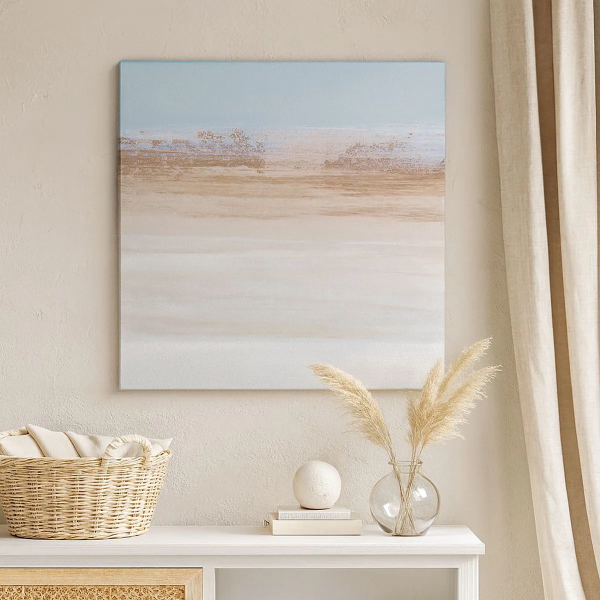 Cuadro sobre lienzo - Impresión de Imagen - Paisaje ambiguo - 30x30 cm