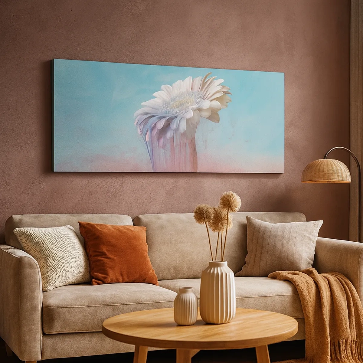 Cuadro sobre lienzo - Impresión de Imagen - El inframundo de las flores - 30x30 cm