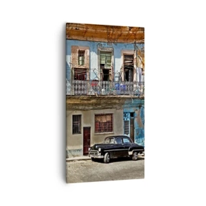 Cuadro sobre lienzo - Impresión de Imagen - Ambiente hawaiano - 55x100 cm