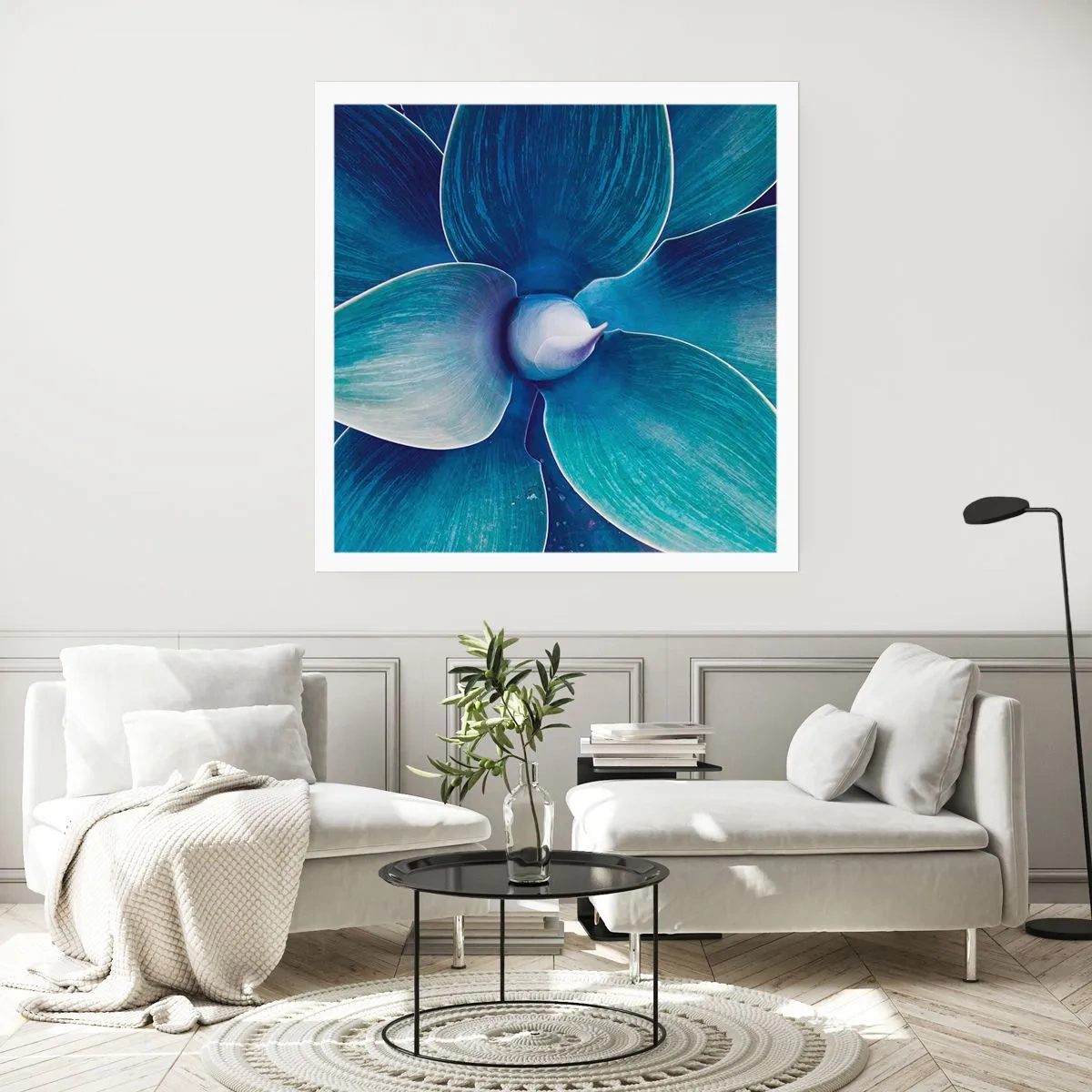 Póster - Azul del cielo - 50x50 cm