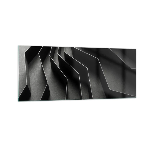 Cuadro sobre vidrio - Impresiones sobre Vidrio - Orden espacial - 100x40 cm