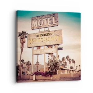 Cuadro sobre lienzo - Impresión de Imagen - El tiempo se detuvo - 30x30 cm