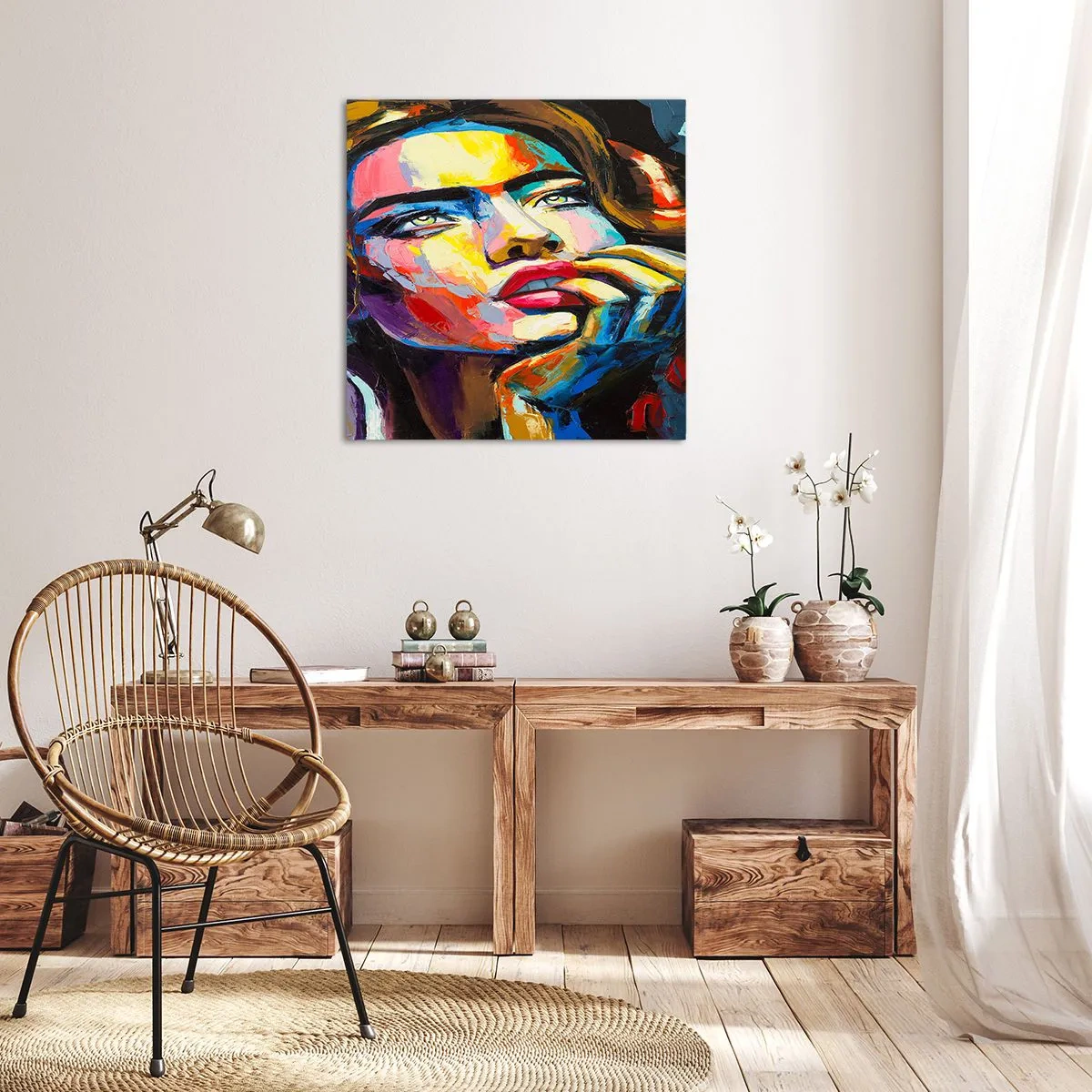 Cuadro sobre lienzo - Impresión de Imagen - Sueños - 40x40 cm