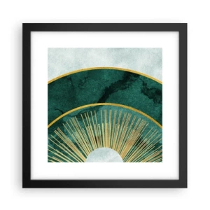 Póster en marco negro - Un sistema solar diferente - 30x30 cm