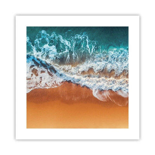 Póster - Siempre a la par - 40x40 cm