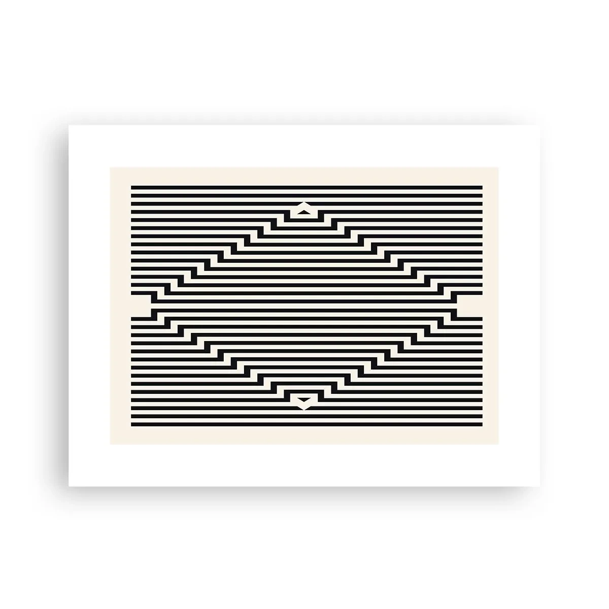 Póster - Ilusión geométrica - 40x30 cm
