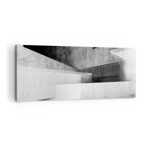 Cuadro sobre lienzo - Impresión de Imagen - La estructura del espacio - 100x40 cm