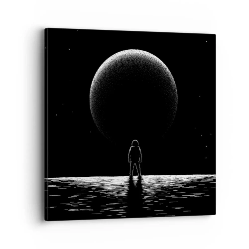 Cuadro sobre lienzo - Impresión de Imagen - Cara a cara - 40x40 cm