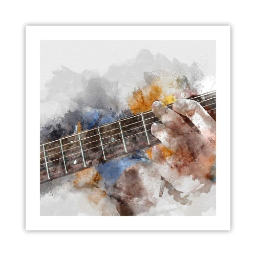 Póster - Poesía entre las cuerdas - 50x50 cm