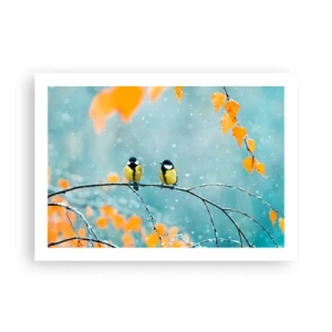 Póster - Cotilleo de pájaros - 70x50 cm