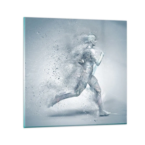 Cuadro sobre vidrio - Impresiones sobre Vidrio - Energía cristalina - 70x70 cm