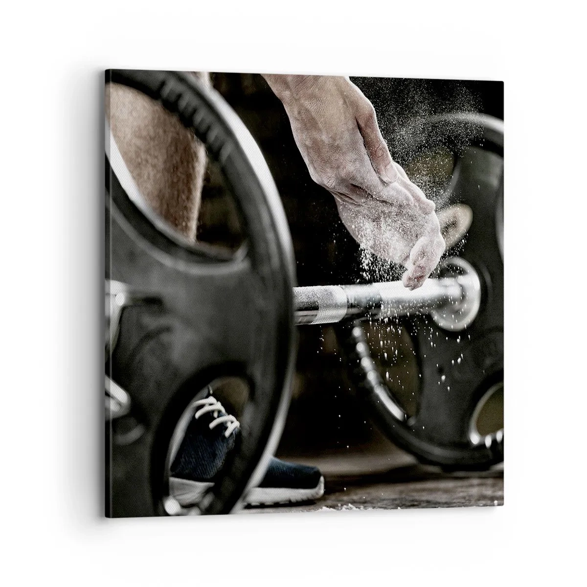 Cuadro sobre lienzo - Impresión de Imagen - ¡Reto aceptado! - 70x70 cm