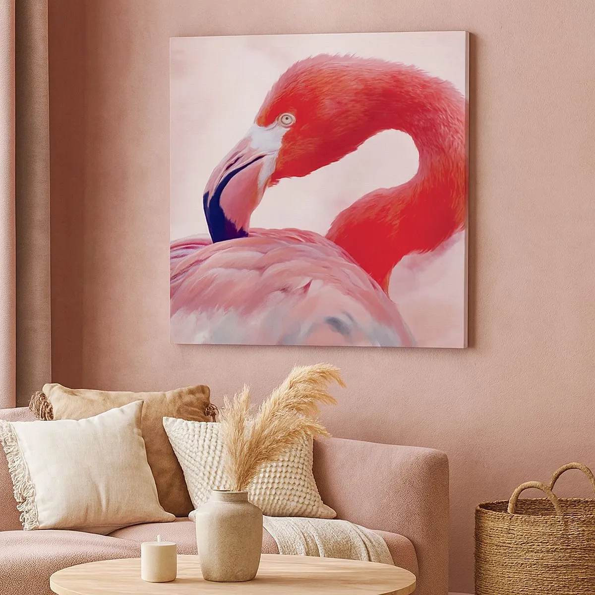 Cuadro sobre lienzo - Impresión de Imagen - La belleza de las aves - 30x30 cm