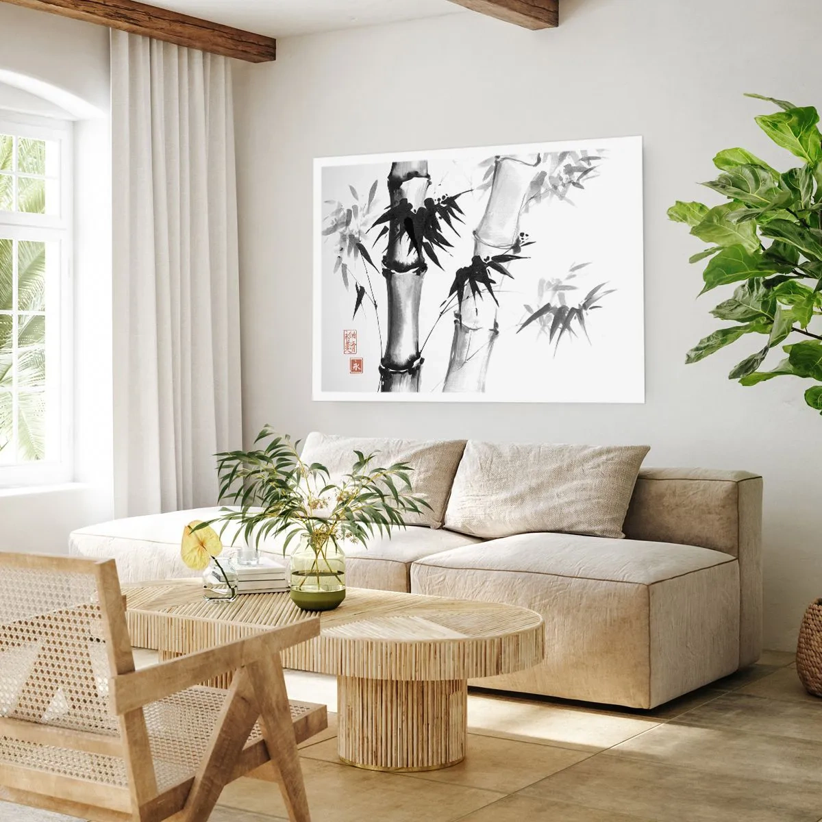 Póster - Primer plano de Oriente - 70x50 cm