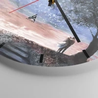 Esfera sin numeración, con rayas