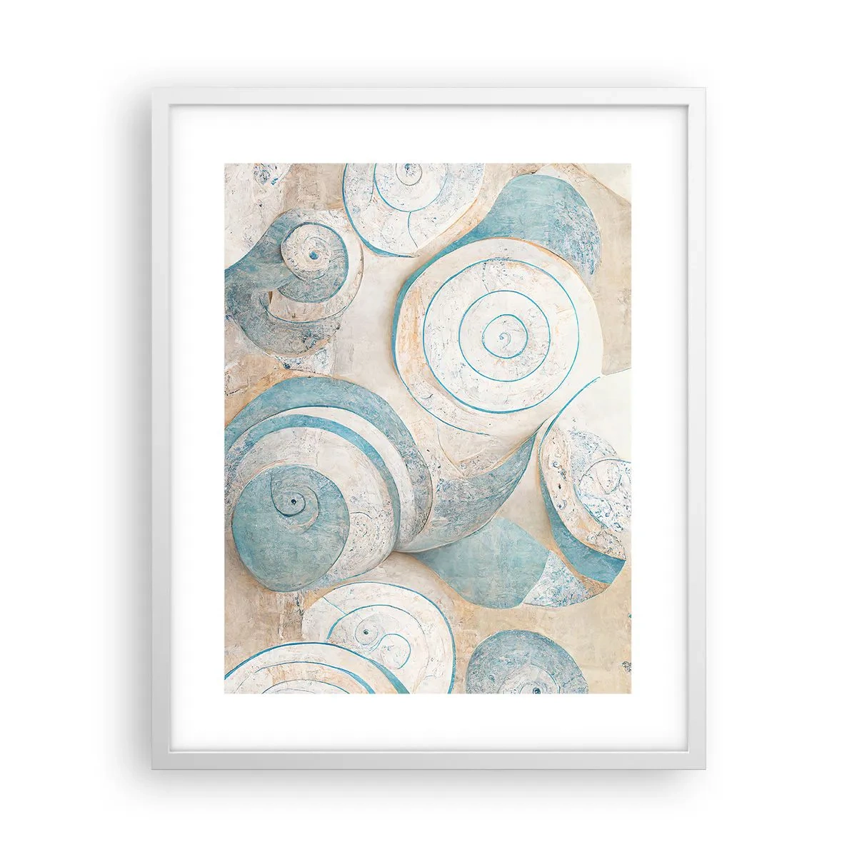 Póster en marco blanco - ¿Qué esconden en su interior? - 40x50 cm