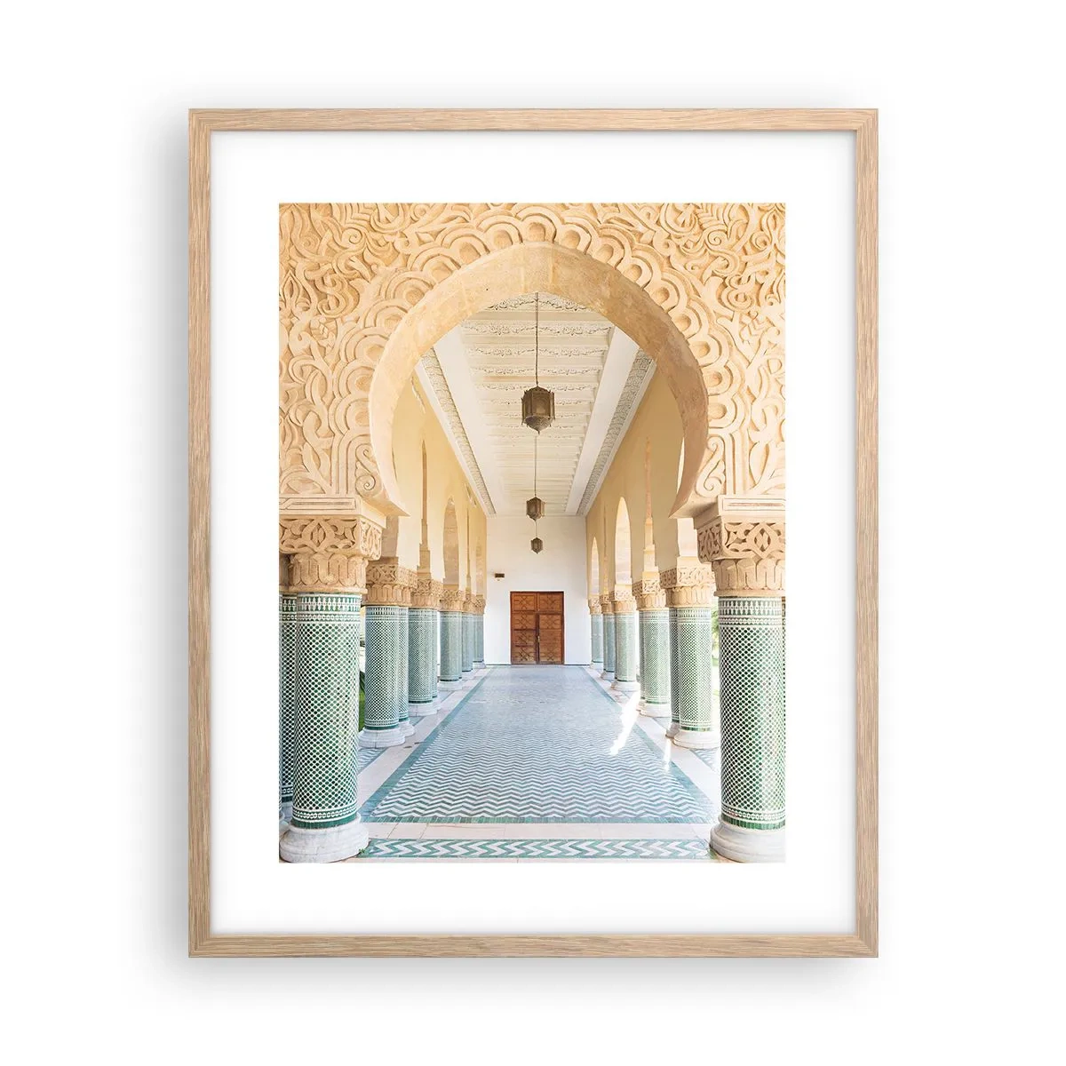 Póster en marco roble claro - De los cuentos de Sherezade - 40x50 cm