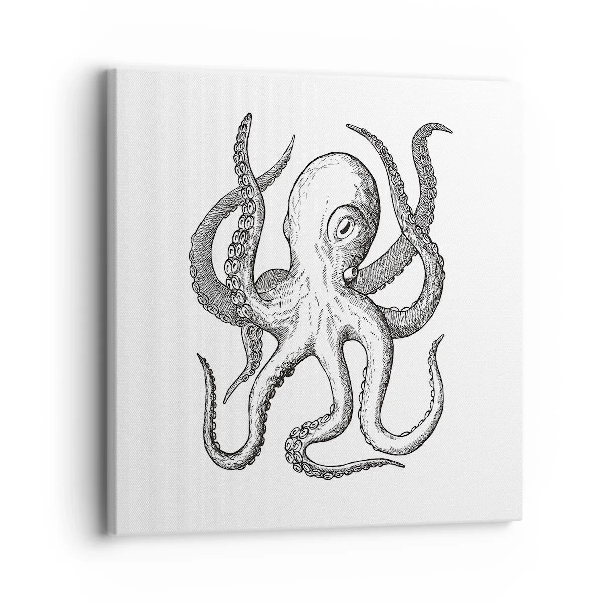 Cuadro sobre lienzo - Impresión de Imagen - Bailando con olas - 30x30 cm