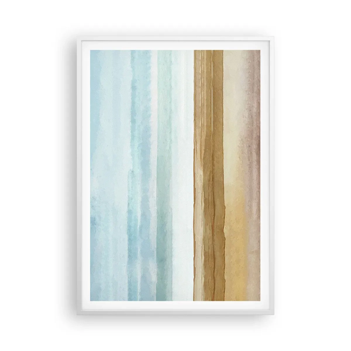 Póster en marco blanco - Serenidad - 70x100 cm