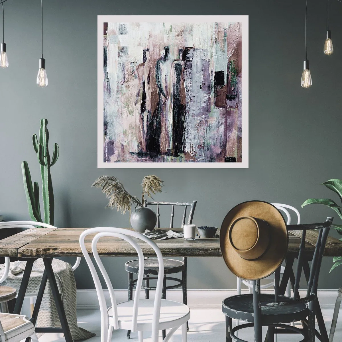 Póster - El trío misterioso - 40x40 cm