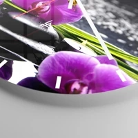 Esfera sin numeración, con rayas