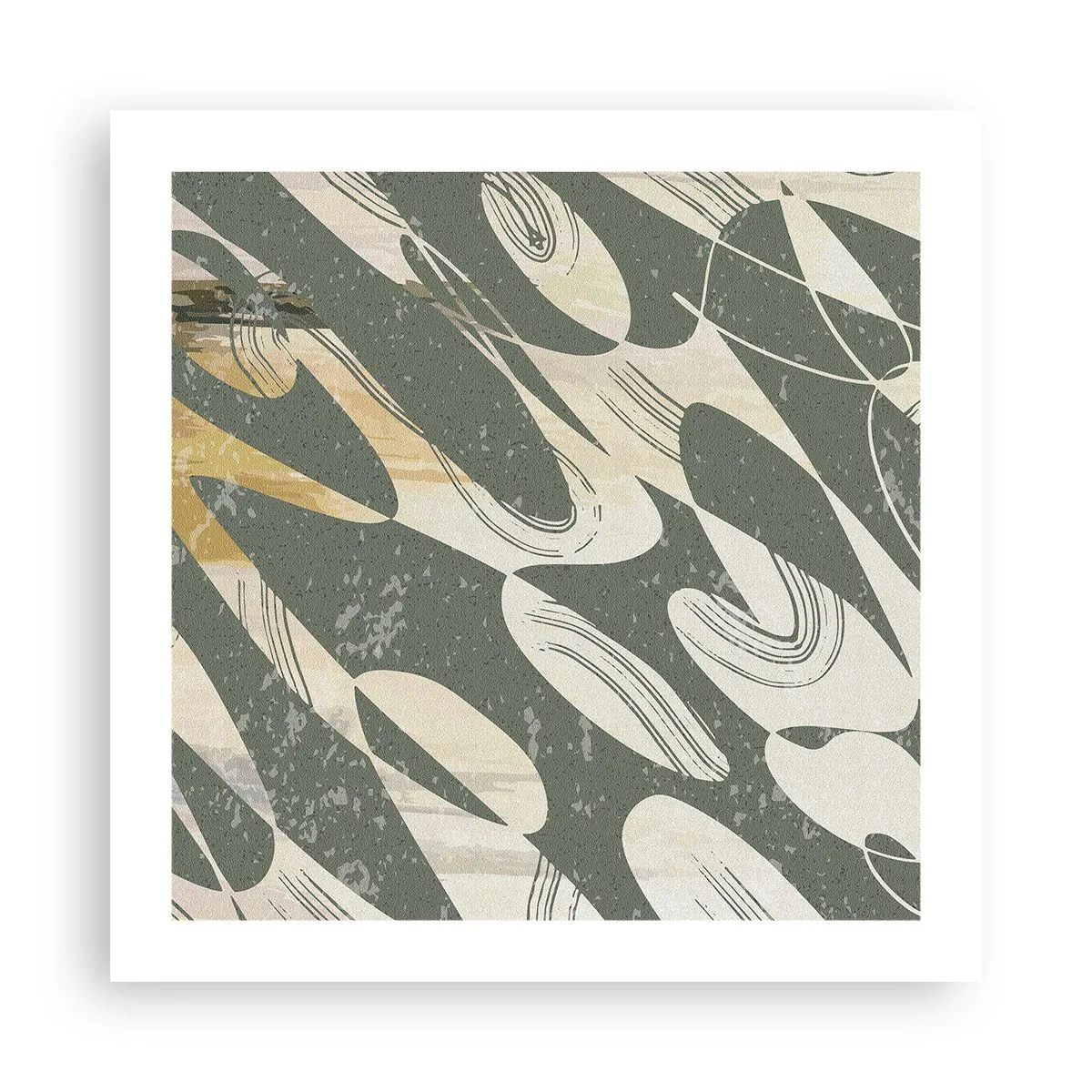 Póster - Abstracción rítmica - 50x50 cm