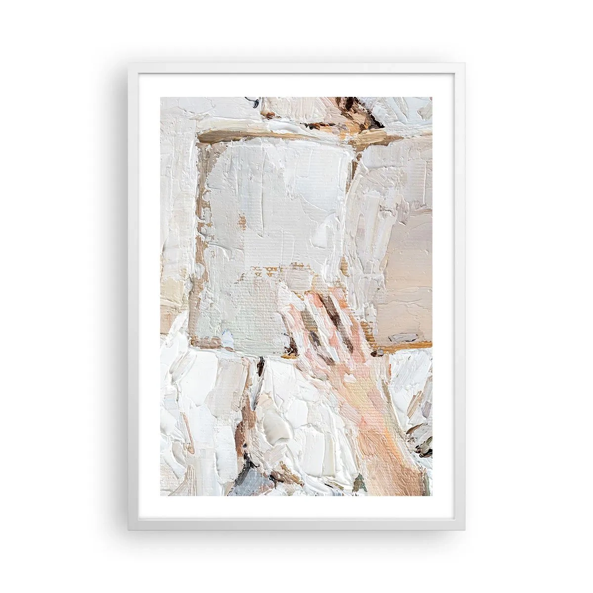 Póster en marco blanco - En otro mundo - 50x70 cm