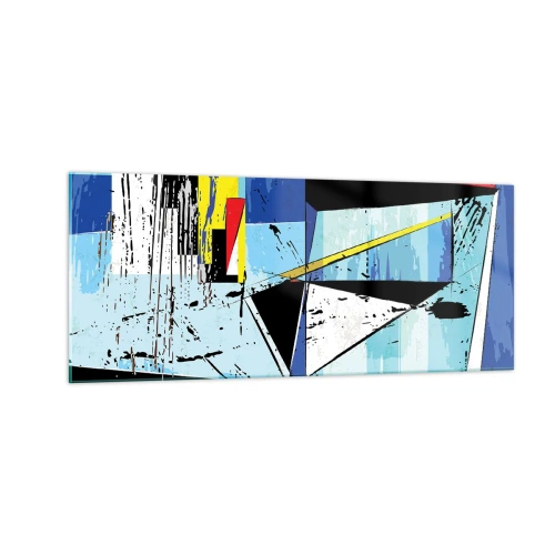Cuadro sobre vidrio - Impresiones sobre Vidrio - Mirando el mundo desde un ángulo distinto - 100x40 cm