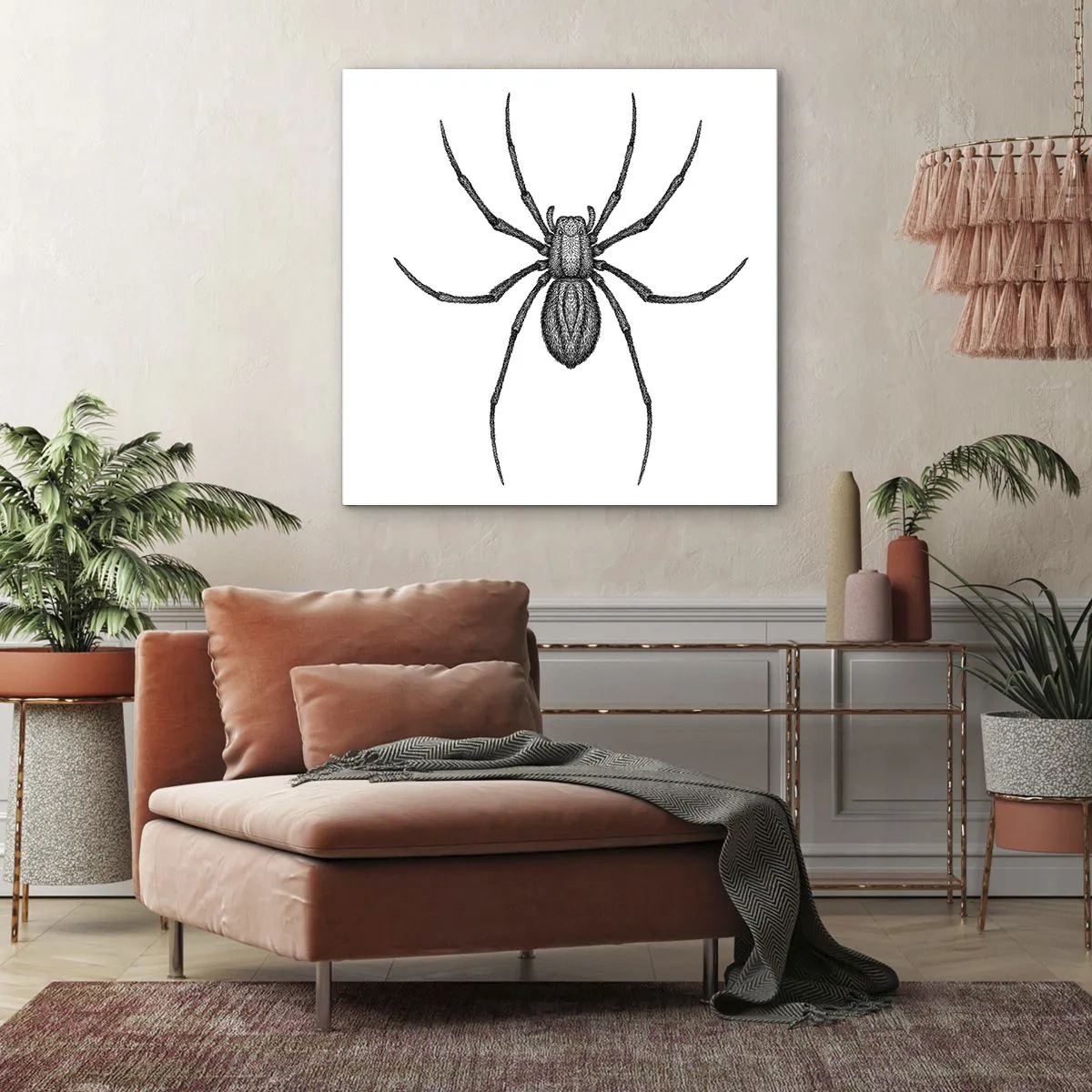 Cuadro sobre lienzo - Impresión de Imagen - Precisión inquietante - 40x40 cm